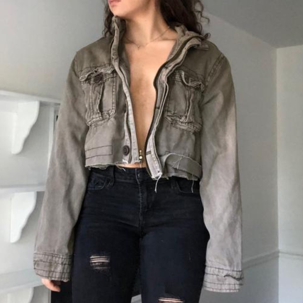 cargo crop jacket{M}